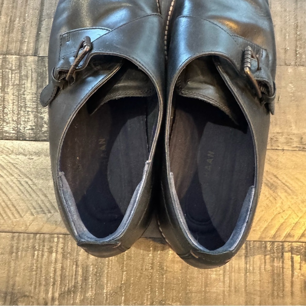 Cole Haan Single Monk Kennedy Grand OS Black Men's Dress Shoes Size 10 M C26115 - Picture 4 of 8
